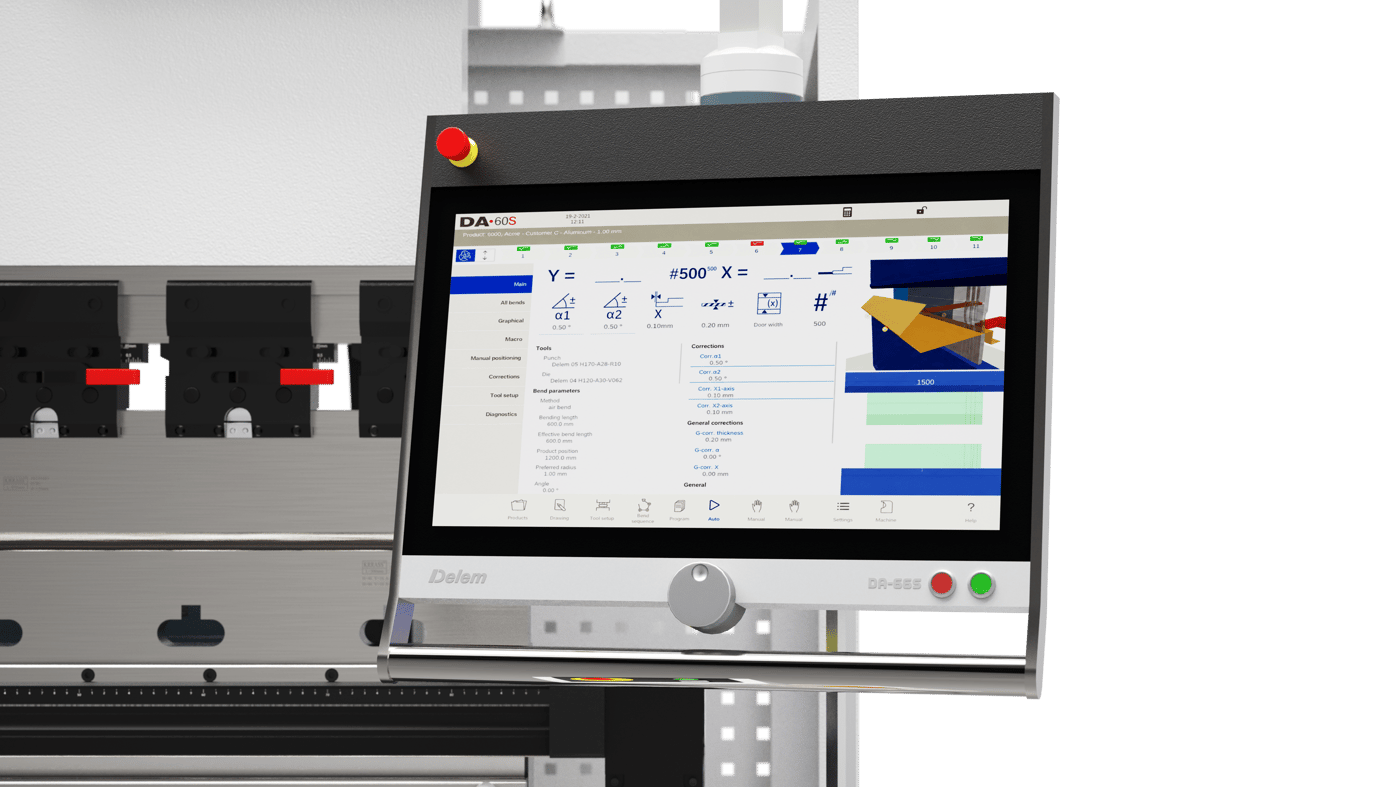 Delem DA-66S CNC control option for UltraBend