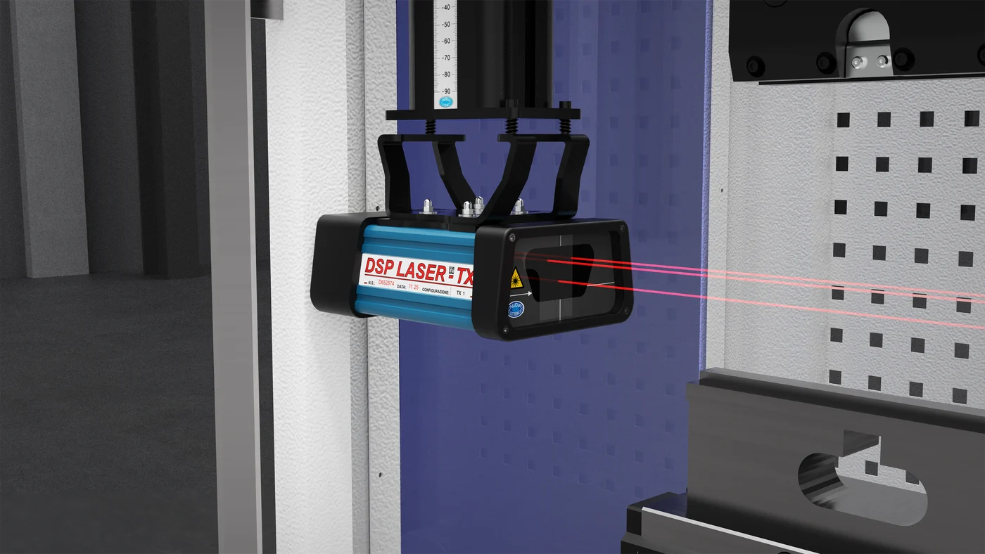 DSP laser protection device at the tooling, optional configuration illustration